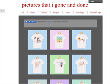 Tablet Screenshot of picturesthatigoneanddone.com